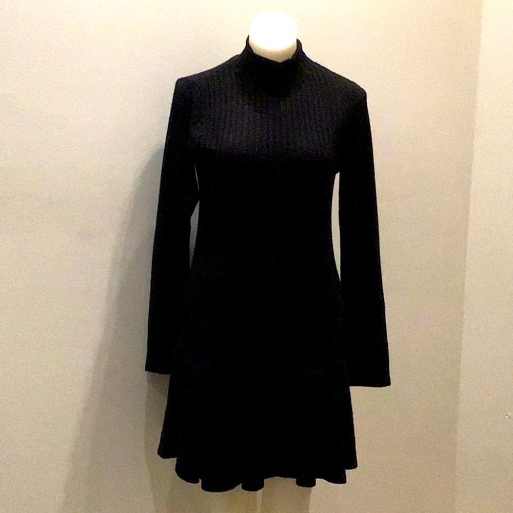 Hayden drop hem long sleeve dress